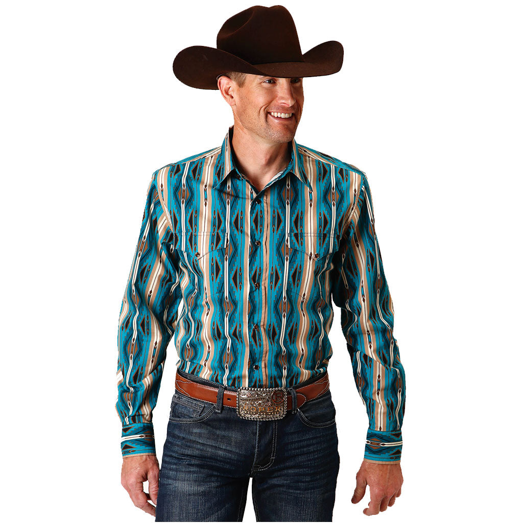 Camisa Roper Mod 03 001 0485 0305 GR Resistol Stetson Hats Mexico