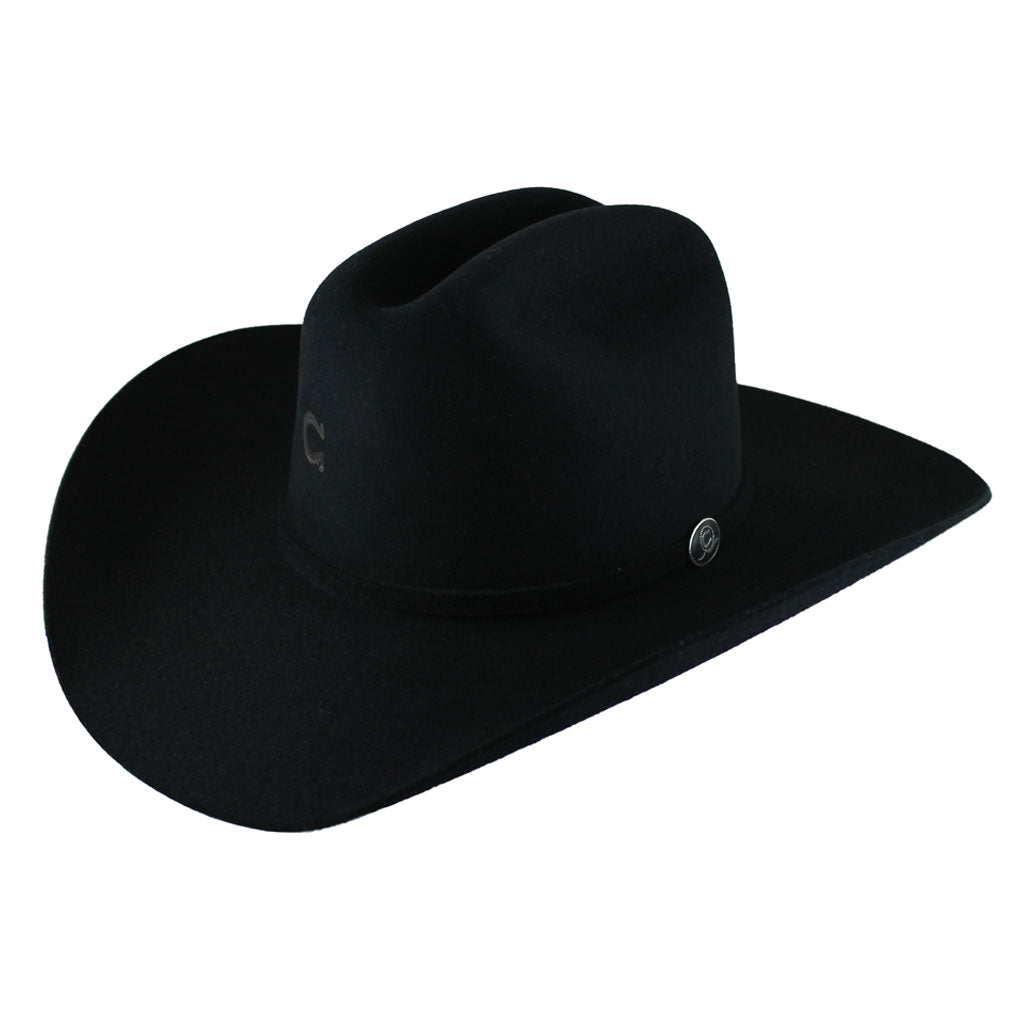 Charlie 1 Horse Cash 6x Black – Resistol & Stetson Hats Mexico