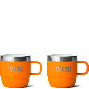 Taza Yeti Rambler 6 oz Mini Mugs Stackable Ms King Crab Orange