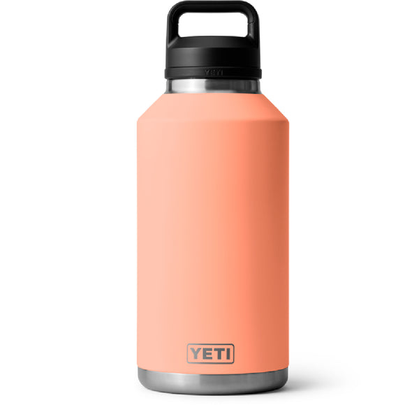 Termo Yeti Rambler 64 oz Bottle Chug Lowcountry Peach