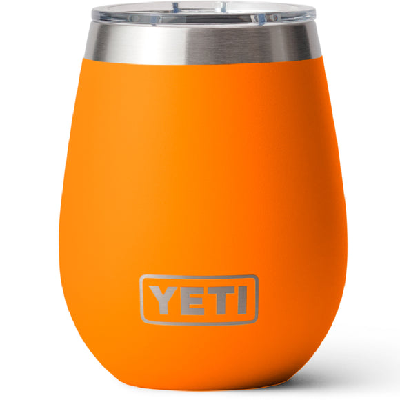 Vaso Yeti Rambler 10 oz Wine Tumbler Ms King Crab Orange