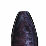 Botas Lucchese Douglas N1141.74 Black Cherry Caiman