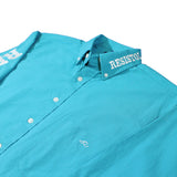 Camisa Resistol Marketing Turquoise/White